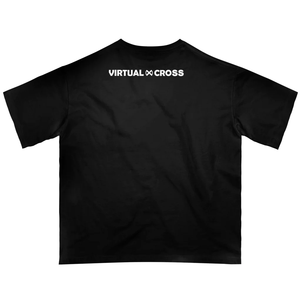 VIRTUAL CROSSのShiba Logo white  Oversized T-Shirt