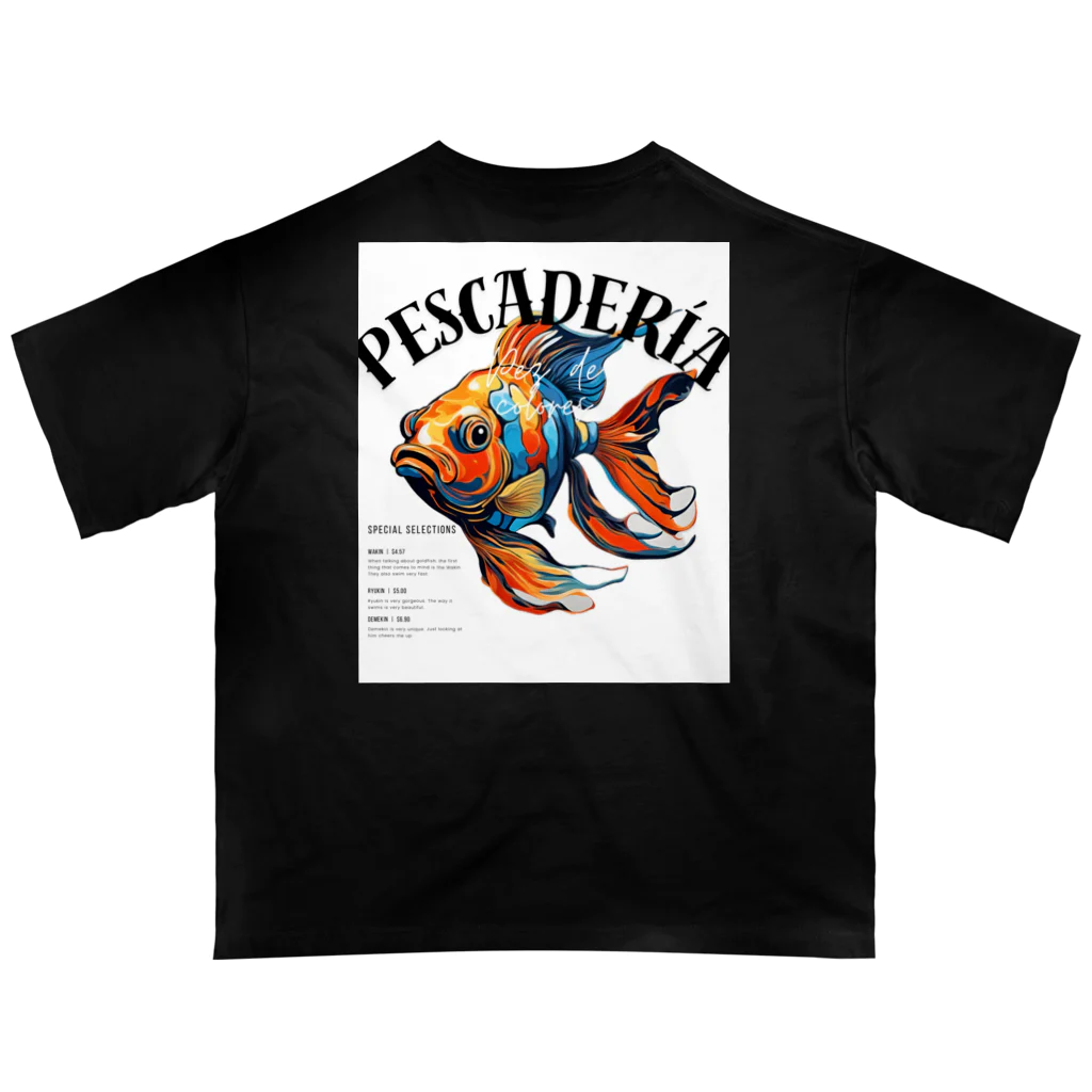 北仲ぐみのモザイク金魚　文字あり オーバーサイズTシャツ