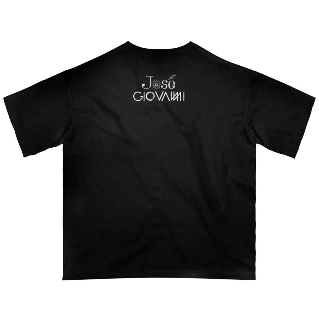 羽深の玩具の【復刻】獣TシャツBLACK Oversized T-Shirt