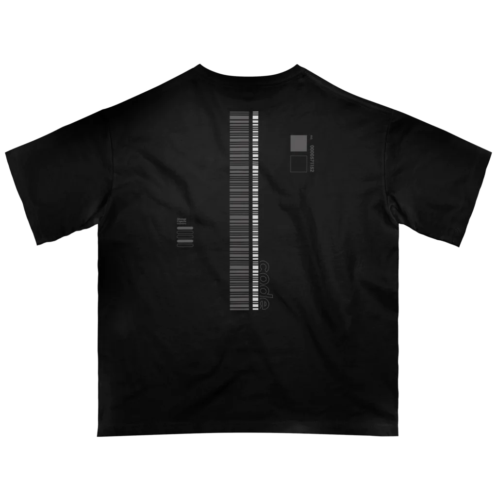 StrangeCapsule（ストレンジカプセル）のコードNo　（両面） Oversized T-Shirt