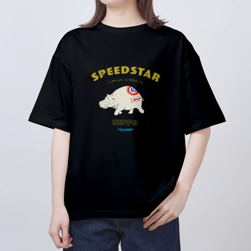 Little Machoの駿足カバT Oversized T-Shirt