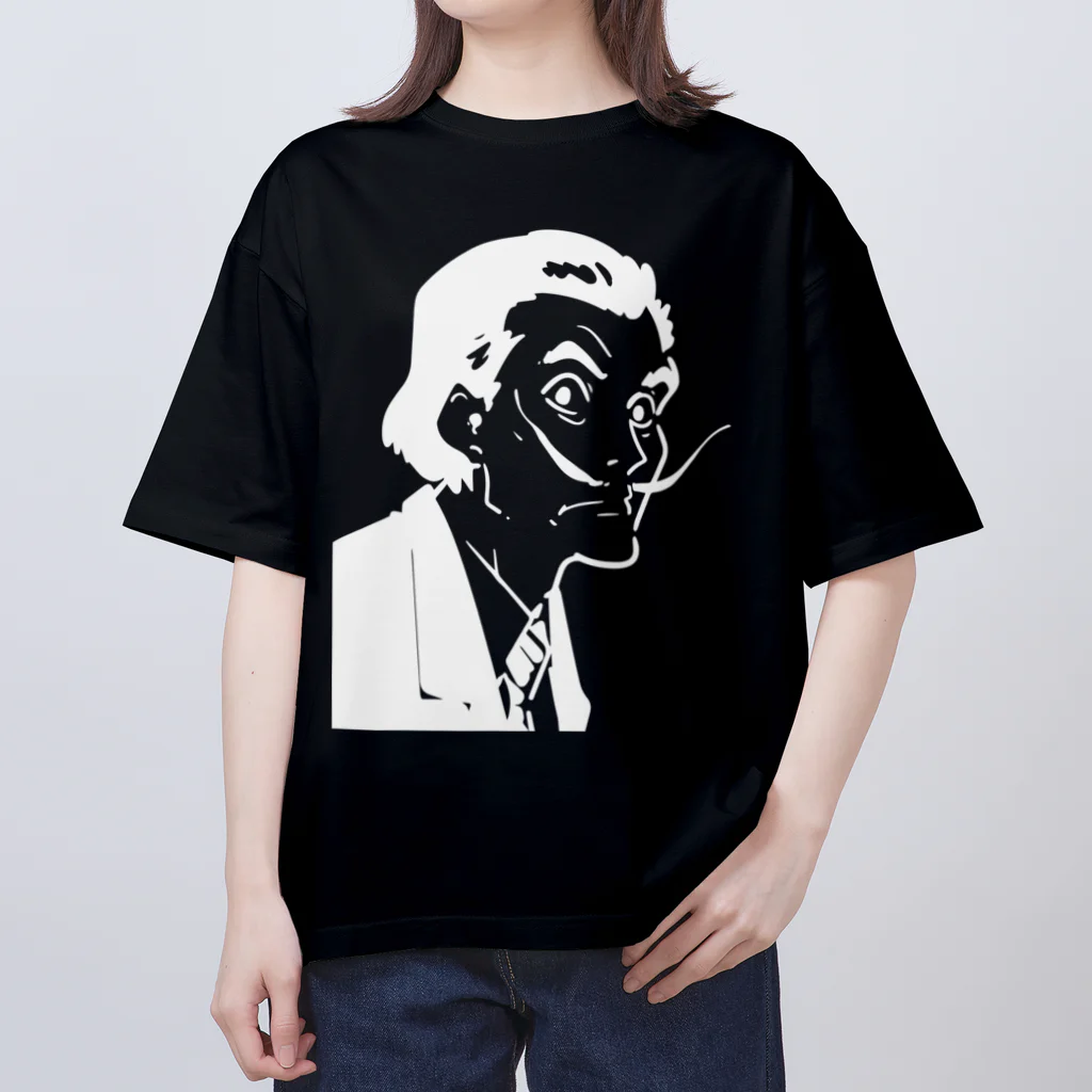 山形屋米店の白版＿サルバドール・ダリ(Salvador Dalí)  Oversized T-Shirt