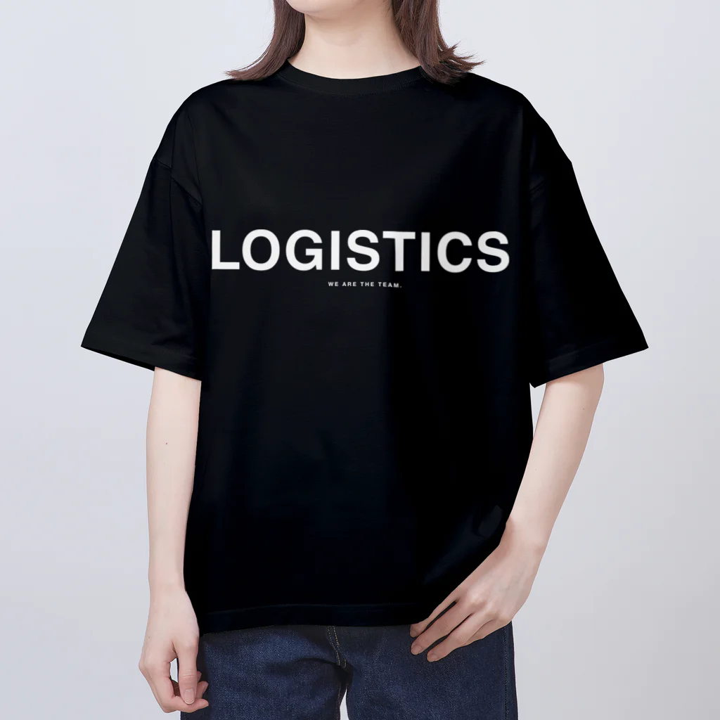 LOGISTICS by Merry LogisticsのLOGISTICS WHITE LOGO Oversized T-Shirt