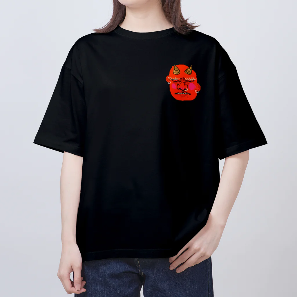 いろっぴのみせのあかおに オーバーサイズTシャツ