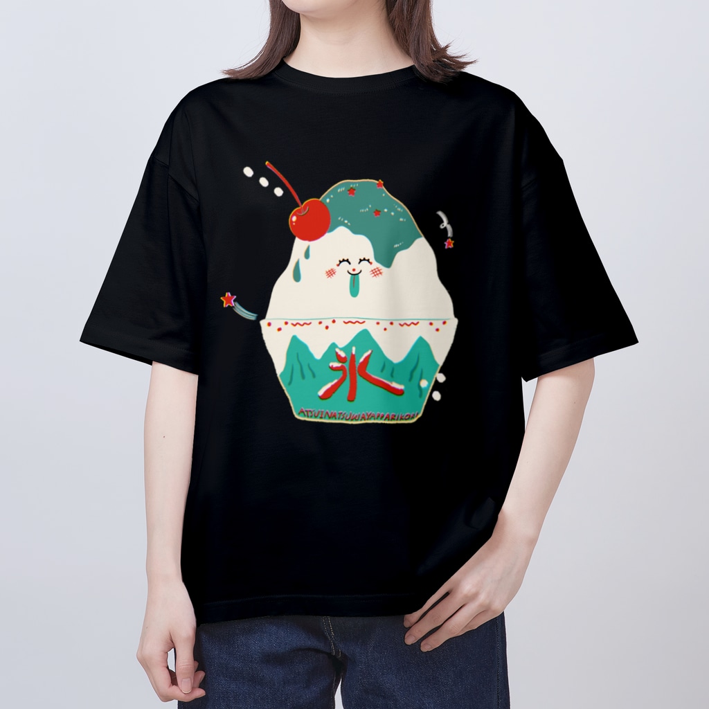 39太郎★レトロ雑貨屋のにこにこメロンソーダのかき氷 Oversized T-Shirt