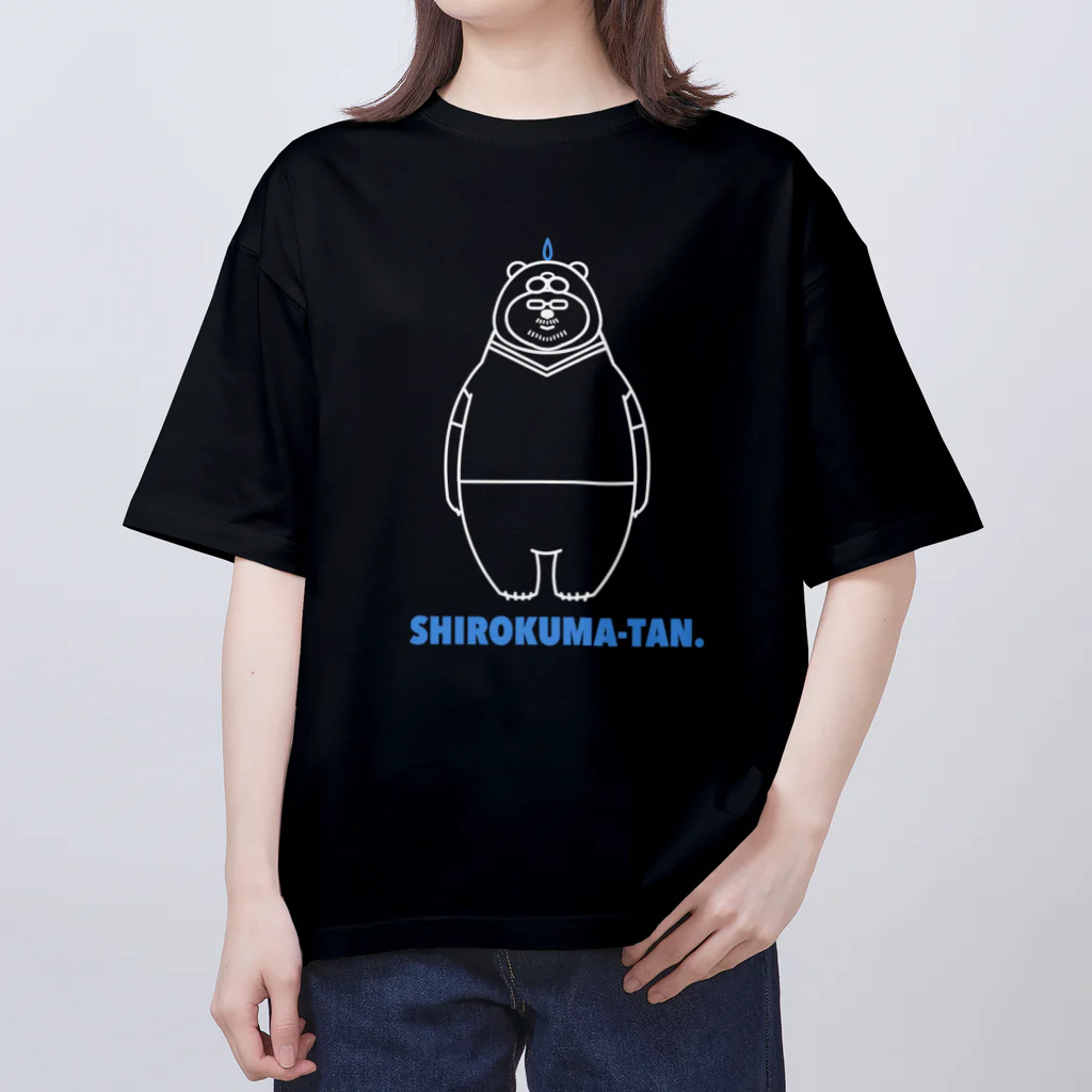 白熊たん。の白熊たん。クマロゴTシャツ オーバーサイズTシャツ