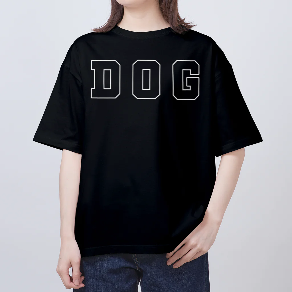 自分がほしいからの犬派　カレッジロゴ Oversized T-Shirt