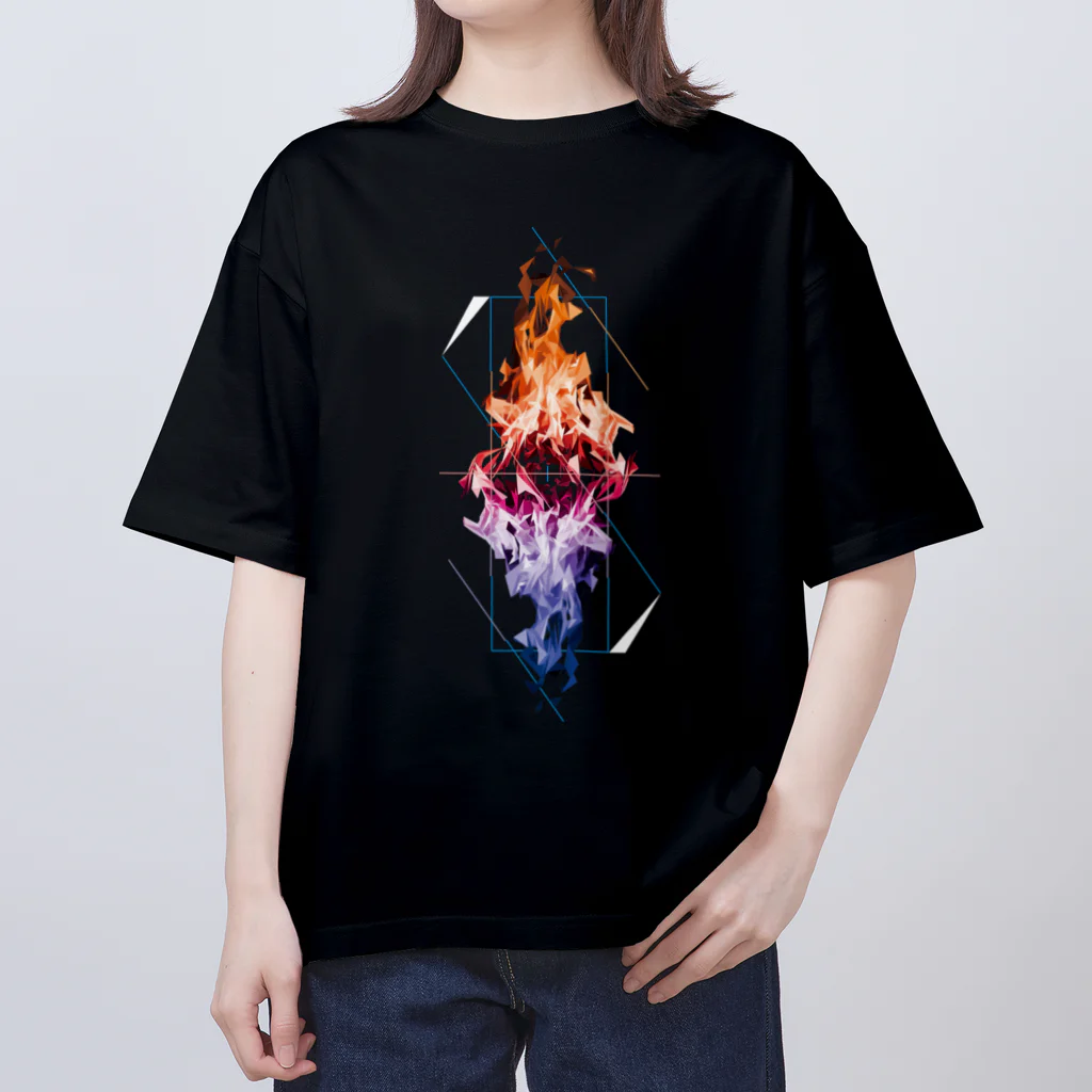 Drecome_Designのポリゴンフレイム オーバーサイズTシャツ