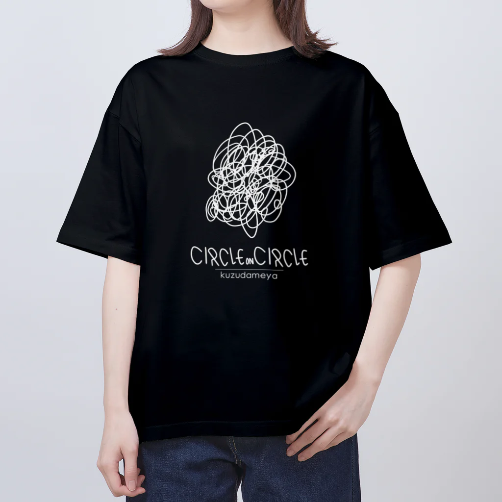 kuzudameya shop💀 by SUZURIのCircle on Circle オーバーサイズTシャツ