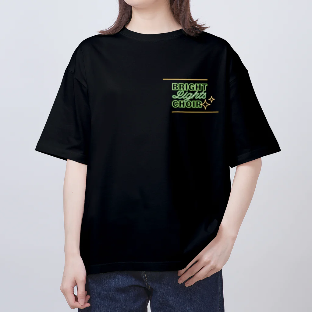 blc_sachiのBLCT ネオン（グリーン×イエロー） オーバーサイズTシャツ