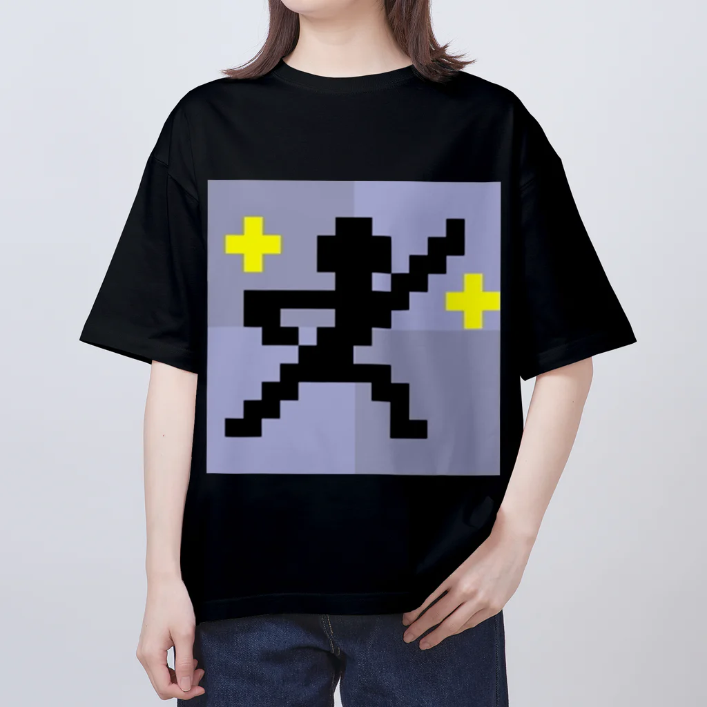 minory_gameの実（ドット絵描く棒人間） オーバーサイズTシャツ