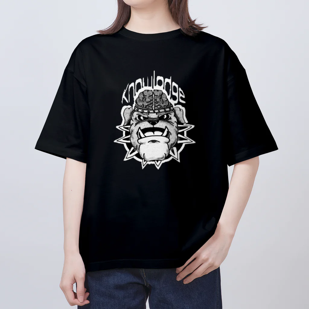 knowledgeのbulldog Black Oversized T-Shirt