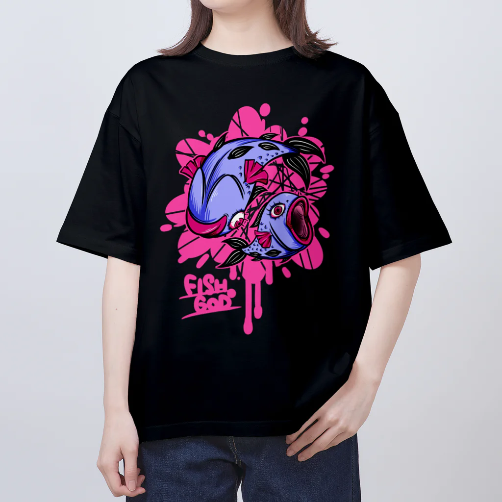 Chlonaの壊魚の乱舞(前面のみ) Oversized T-Shirt