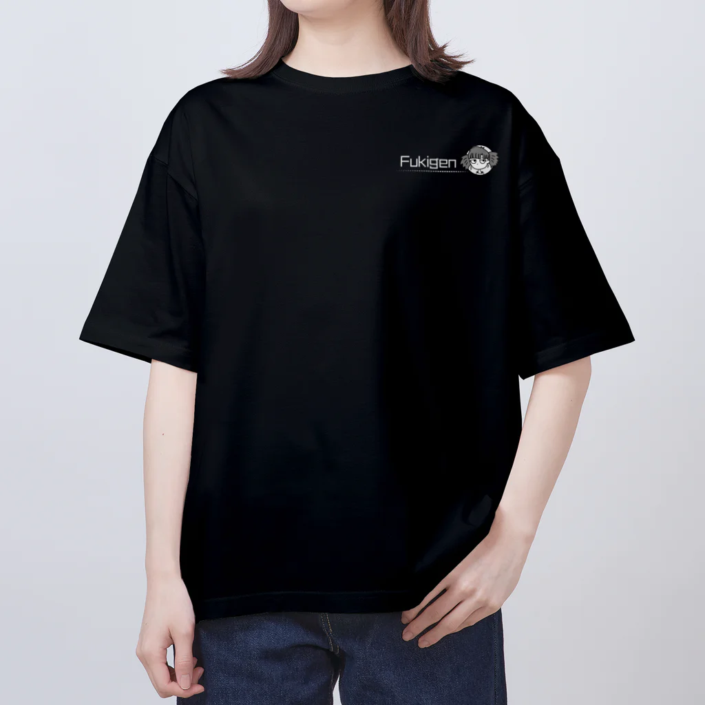 北如来那グッズ公式サイトのFukigenちゃんTシャツ（ロゴ白） オーバーサイズTシャツ