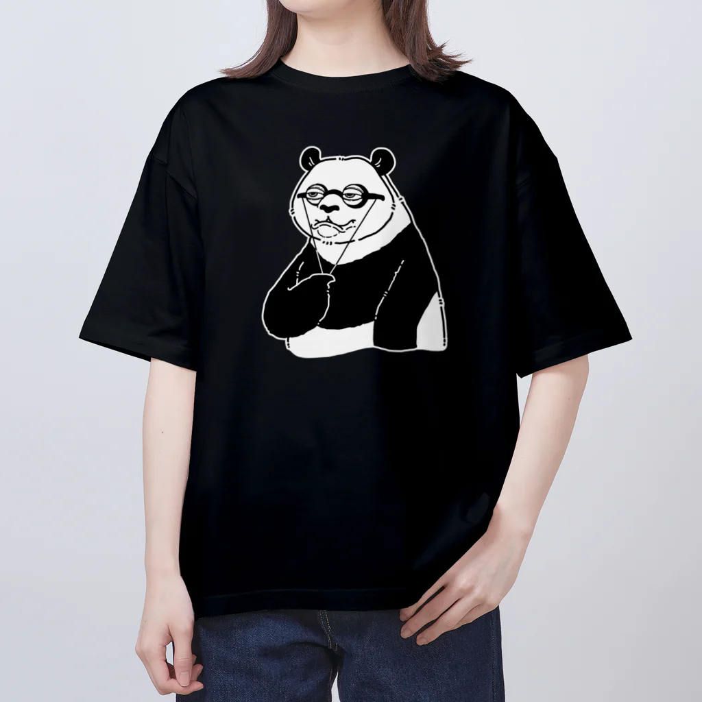 wakutaのねむそうなパンダ オーバーサイズTシャツ