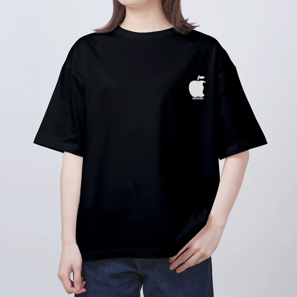 マーチング_GENESISのGENEリンゴ_W Oversized T-Shirt