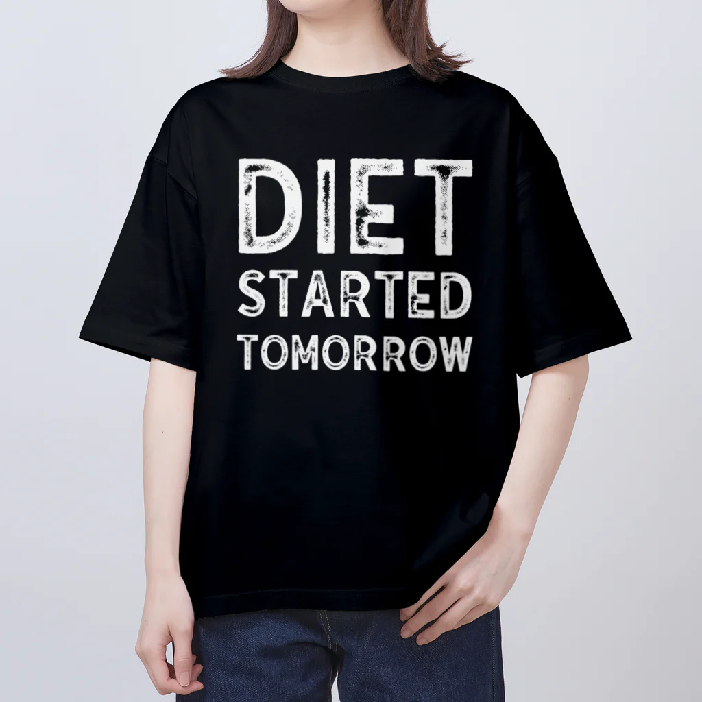 Diet LabのDiet started tomorrow オーバーサイズTシャツ