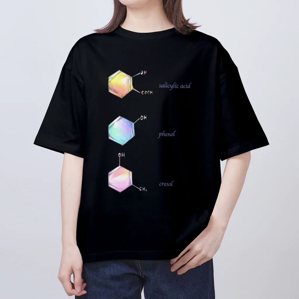 ピヨ_chemistryの芳香族化合物 Oversized T-Shirt