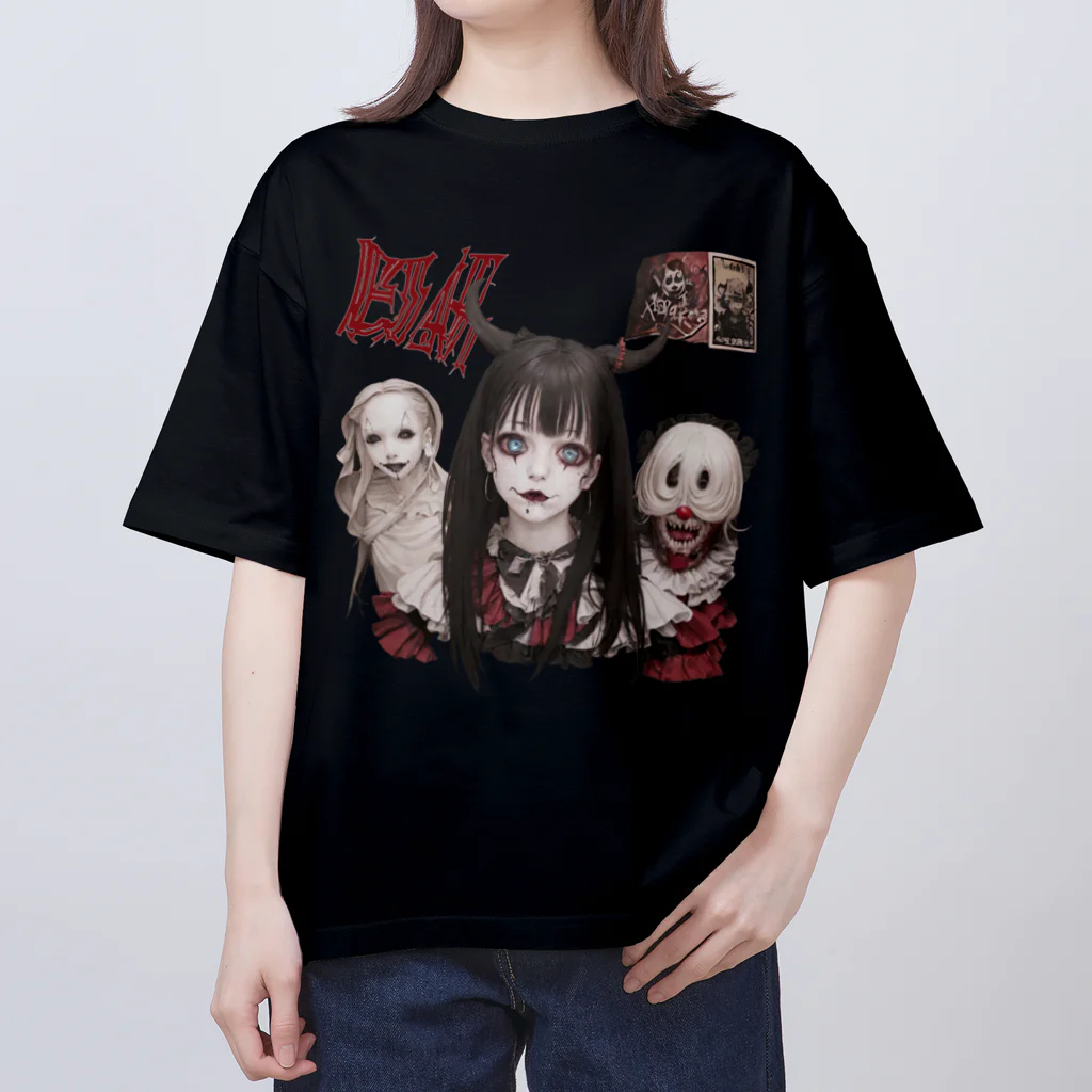 punks4d shopのcreature-girls-factory-002 オーバーサイズTシャツ