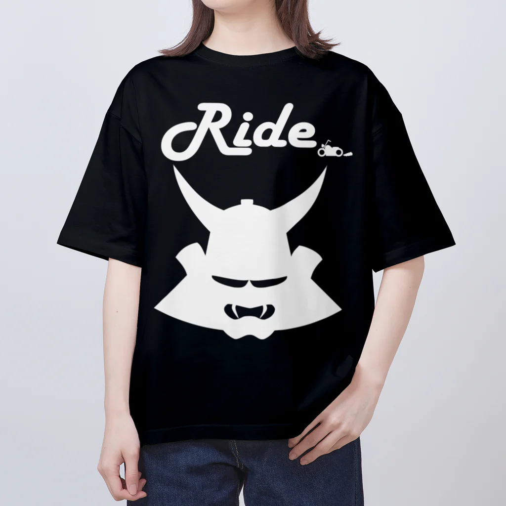 RAMUKiのRide兜（白） オーバーサイズTシャツ