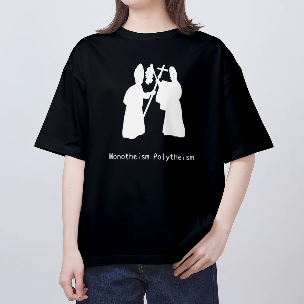 Culture Clubの[Culture Club] Monotheism Polytheism Oversized T-sh② Oversized T-Shirt