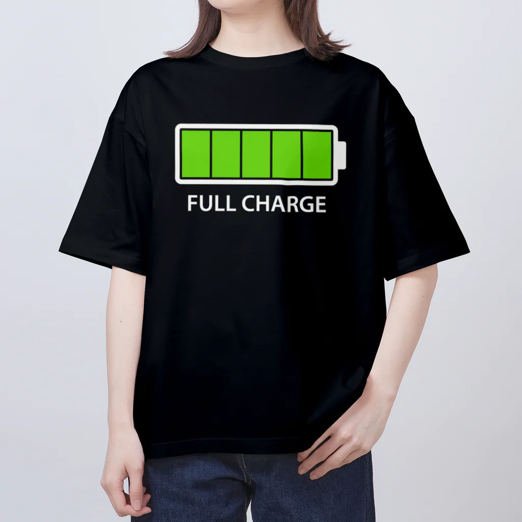 THIS IS NOT DESIGNのフル充電 Oversized T-Shirt