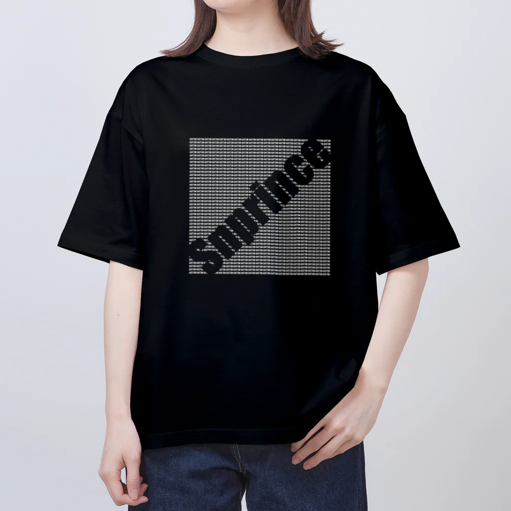 王子のアパレル SnprinceのGOT'EM柄（白） Snprince logo Oversized T-Shirt