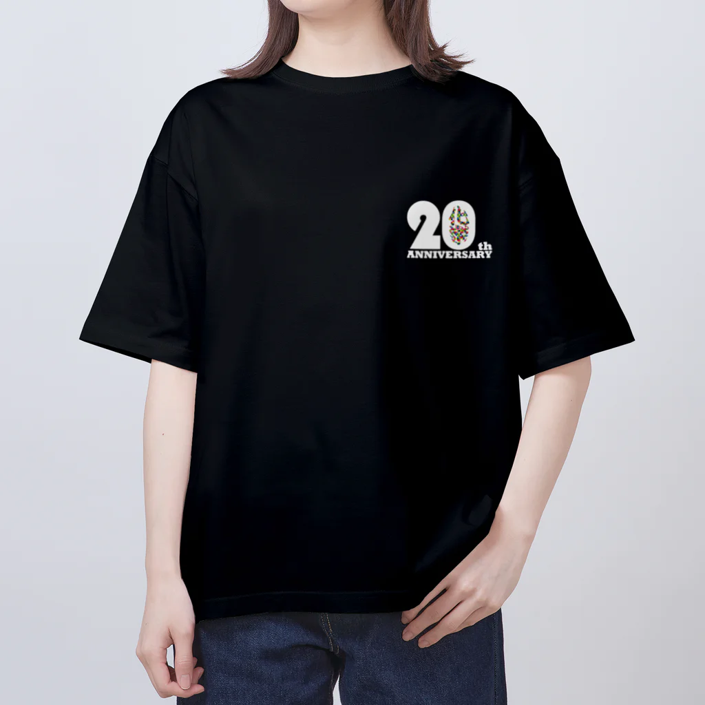 化楽オフィシャルグッズ販売の20周年ワンマンライブT　濃色 オーバーサイズTシャツ