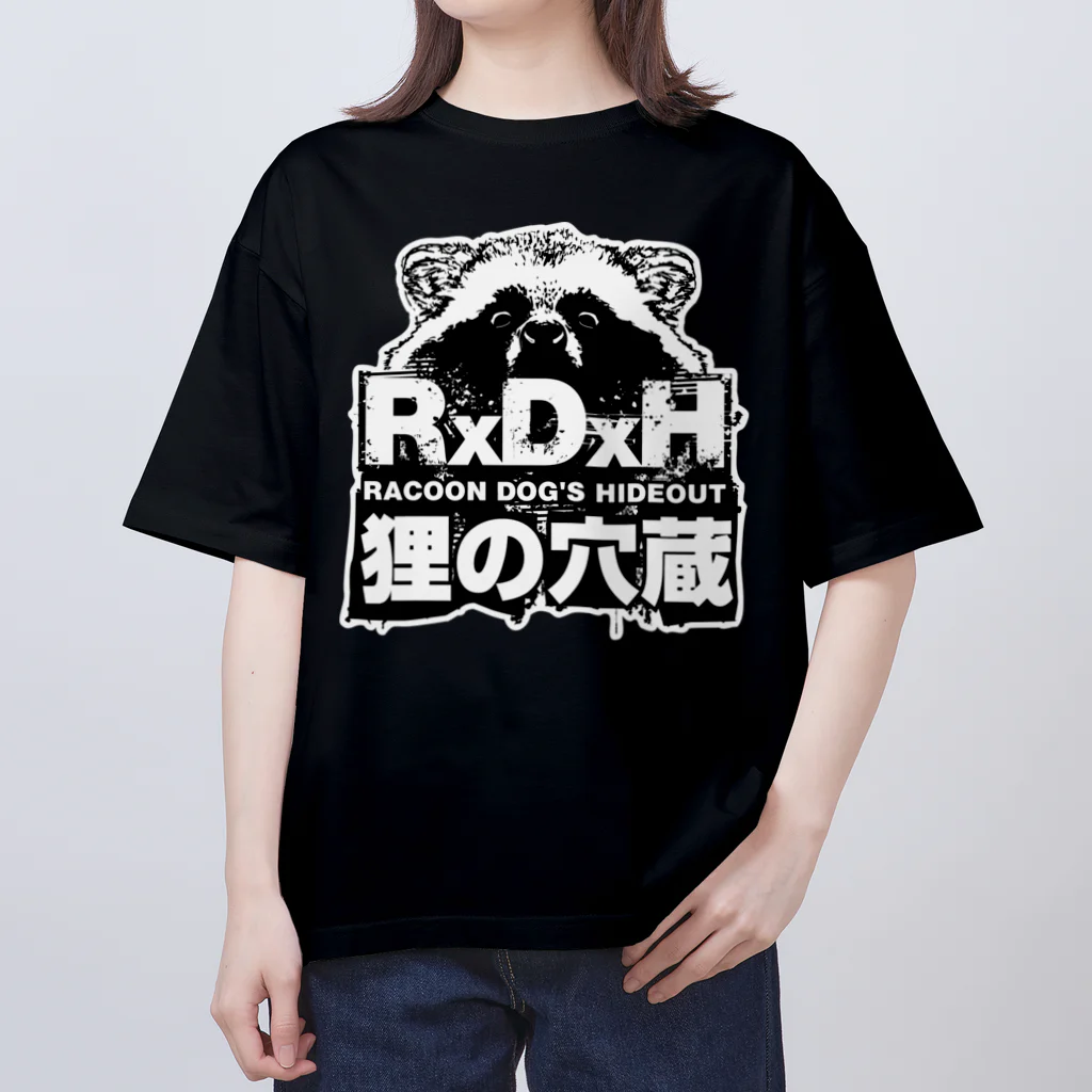 仔犬神すけきよ＠犬神太郎の狸の穴蔵　公式　ロゴ01 オーバーサイズTシャツ