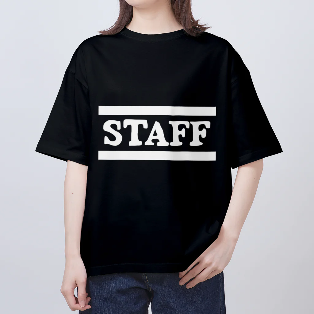 Sakusakusanのスタッフ　白 Oversized T-Shirt