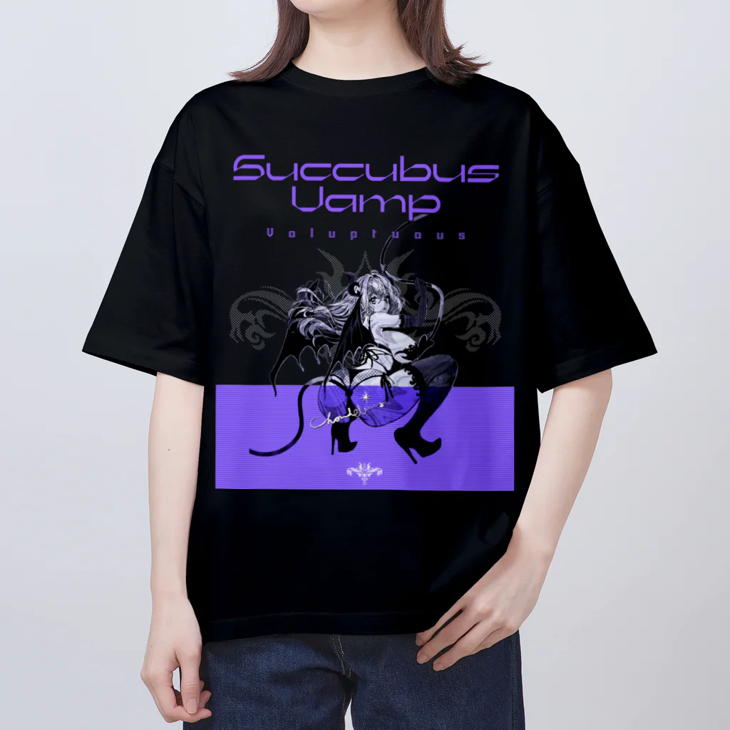 loveclonesのサキュバス・ヴァンプ 0613 小悪魔 ヴォラプチュアス オーバーサイズTシャツ