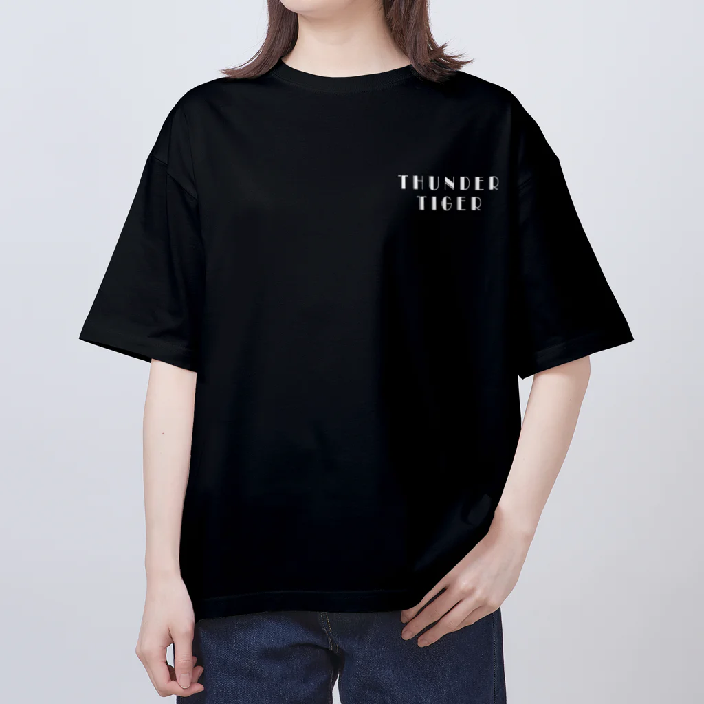 DirtyDirtyClanのバイカー風サンダータイガー Oversized T-Shirt