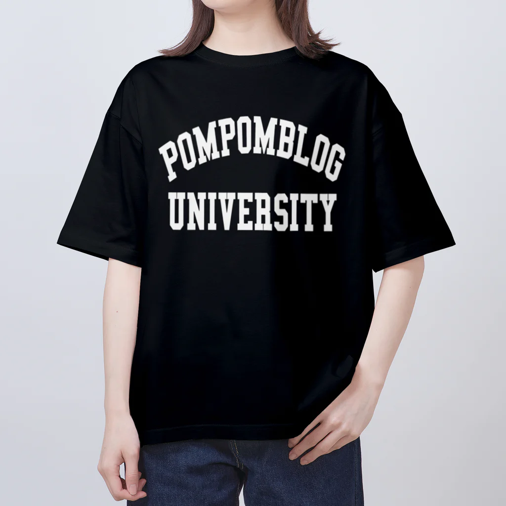 mf@PomPomBlogのPom Pom Blog University Oversized T-Shirt