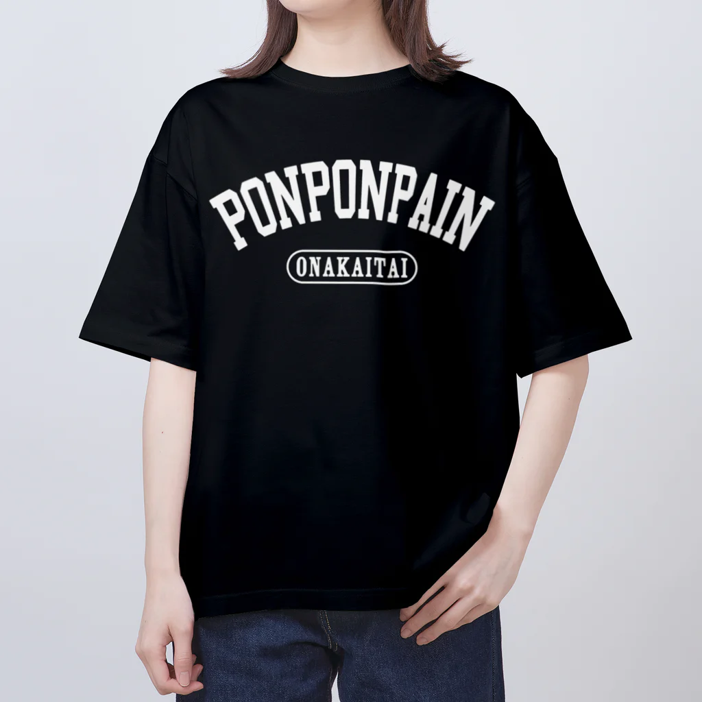 mf@PomPomBlogのPONPONPAIN（white） オーバーサイズTシャツ