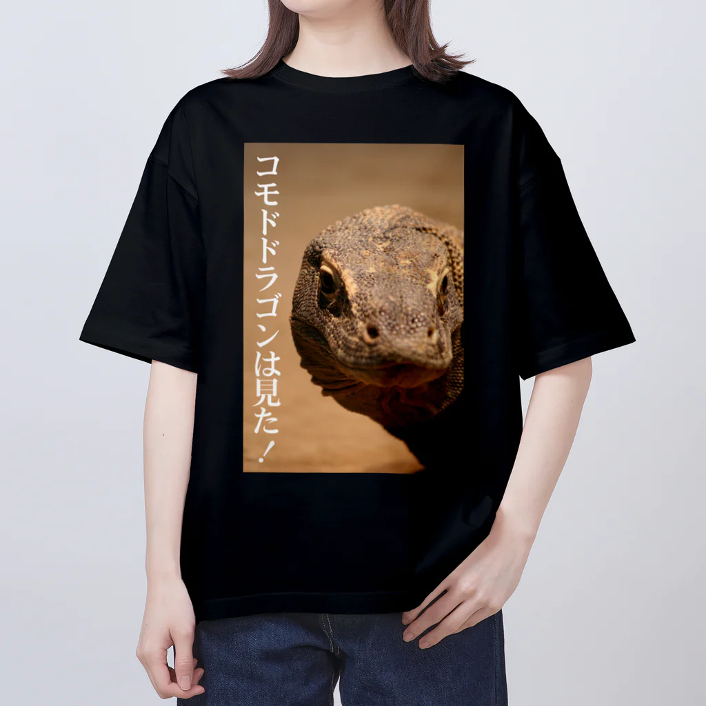 hisakataのコモドドラゴンは見た！ オーバーサイズTシャツ