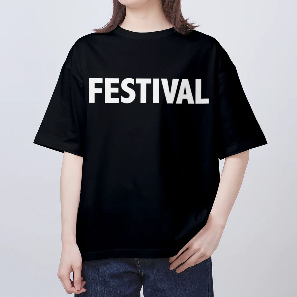 のれんラジオ／オフィシャルサポーターズショップのどこのフェスでも着られるフェスTシャツ by のれんラジオ Oversized T-Shirt