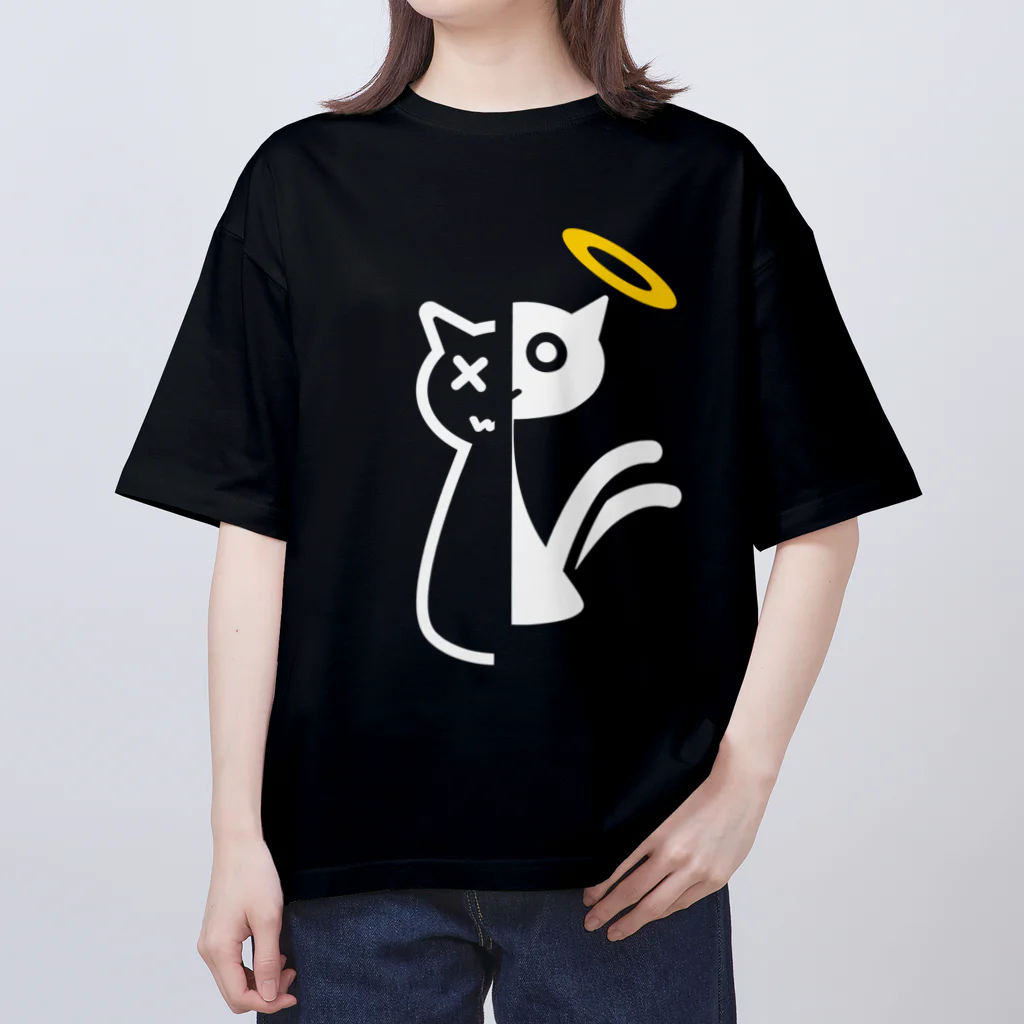 猫神商店の猫神cut オーバーサイズTシャツ