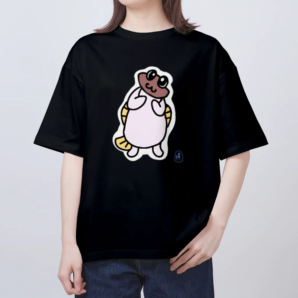 草原で走りたいのあざとかわいい！華麗なるカレイ子さん Oversized T-Shirt