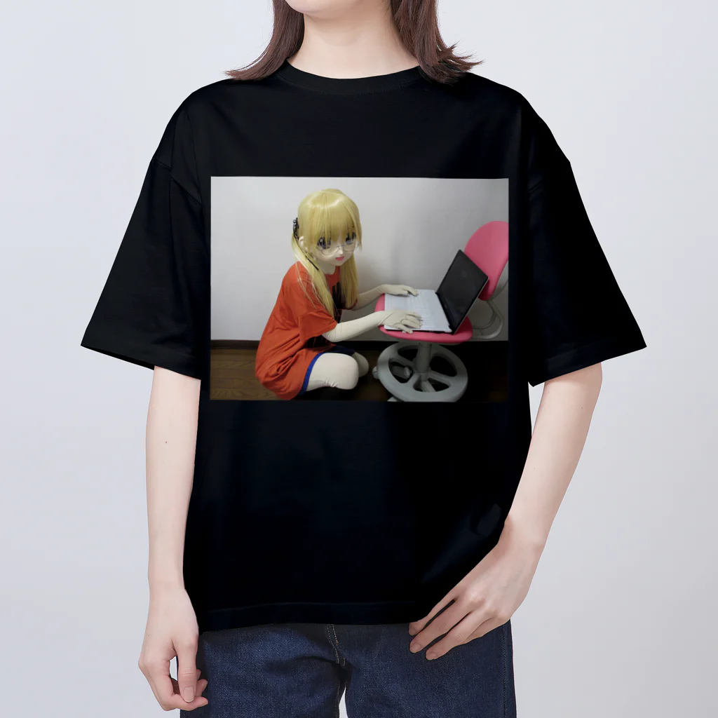 ニャムゴルフショップの実写ニャムゴルフ Oversized T-Shirt