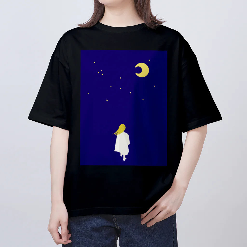 【KOTCH】 Tシャツショップの星空をゆく オーバーサイズTシャツ