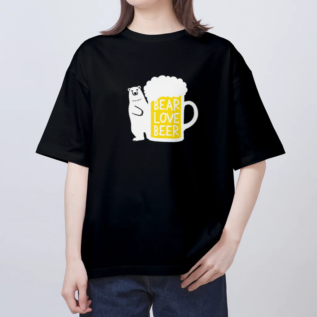 ワカボンドのシロクマさんとビールジョッキ Oversized T-Shirt