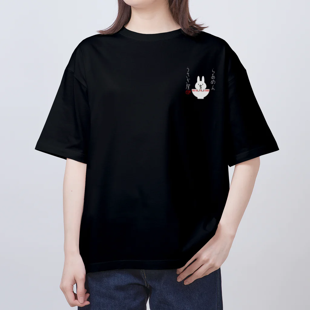 STRAYrabbitのラーメンうさぎ屋Ｔシャツ Oversized T-Shirt