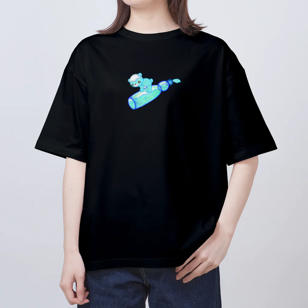 satoayaのアニマルカフェのドリンクマ　ラムネ Oversized T-Shirt