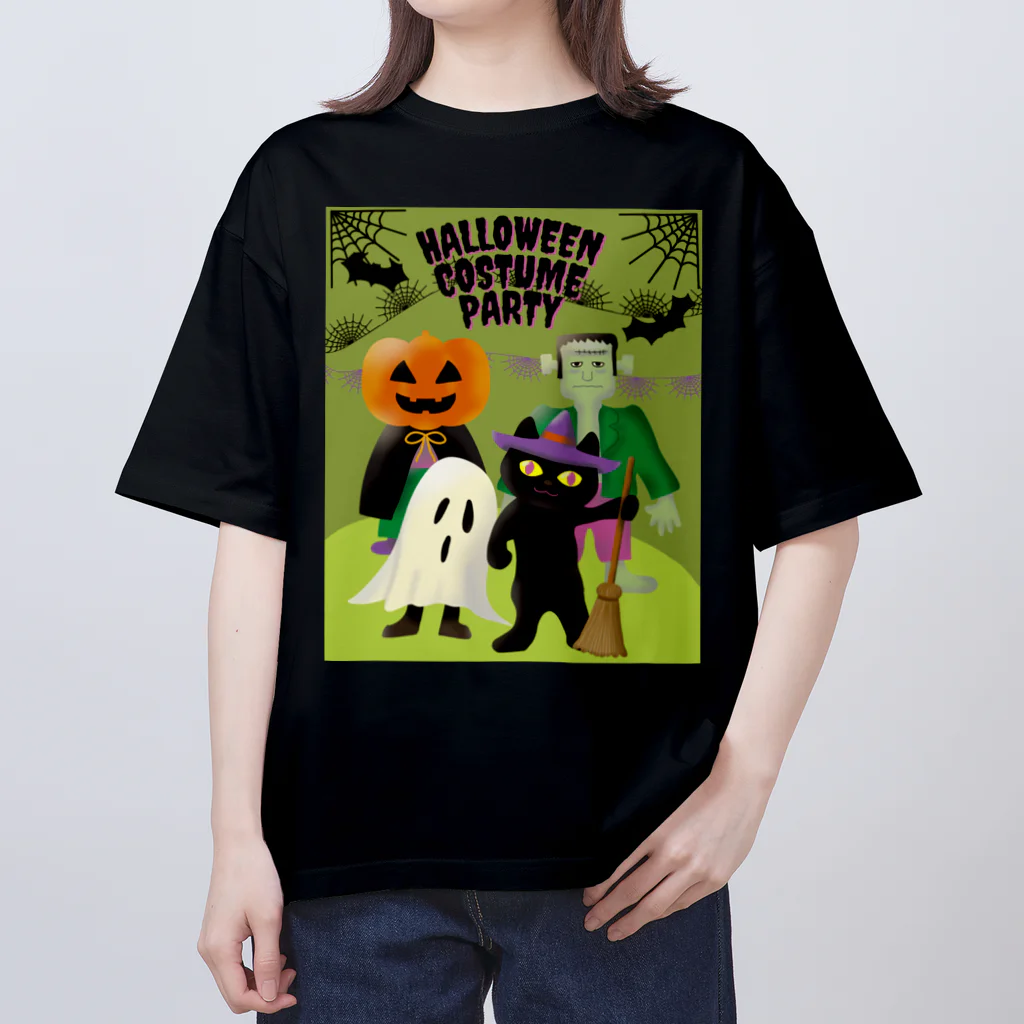 satoharuのハロウィンの仮装パーティー オーバーサイズTシャツ