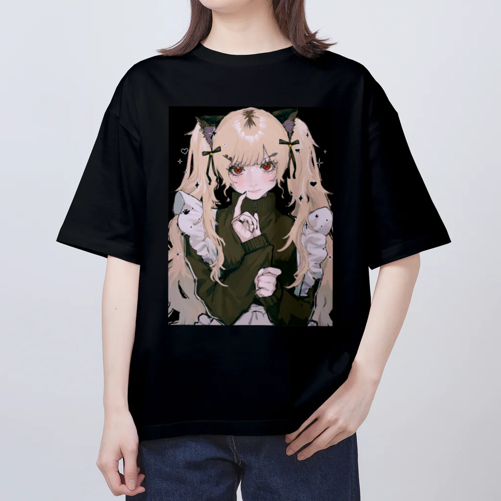 Nai の猫耳メイド服 オーバーサイズTシャツ