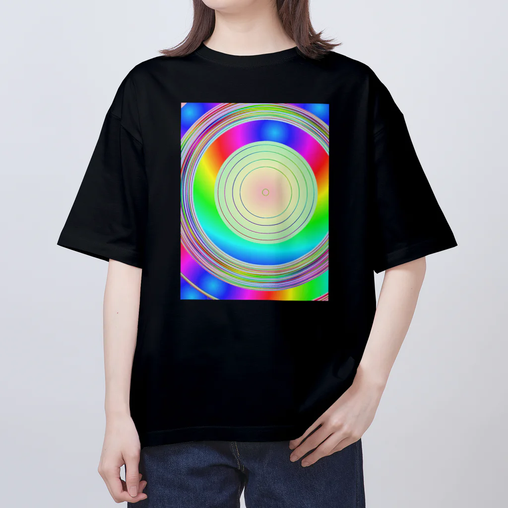 真んなキャのまんなかグルグル２ Oversized T-Shirt