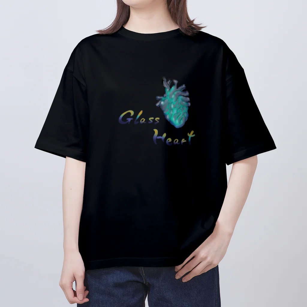 Mountain-and-Valleyのglass heart オーバーサイズTシャツ