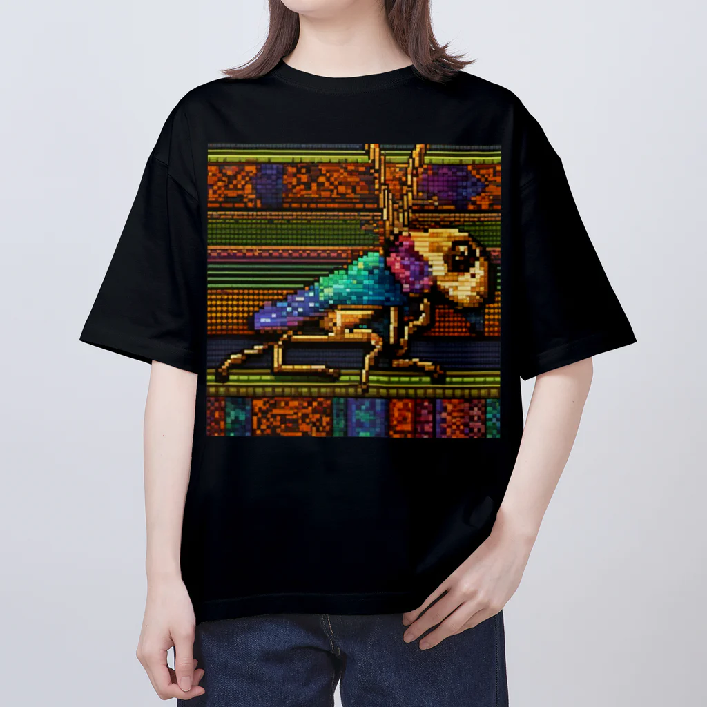 ruiruirの昆虫　ドット絵 Oversized T-Shirt
