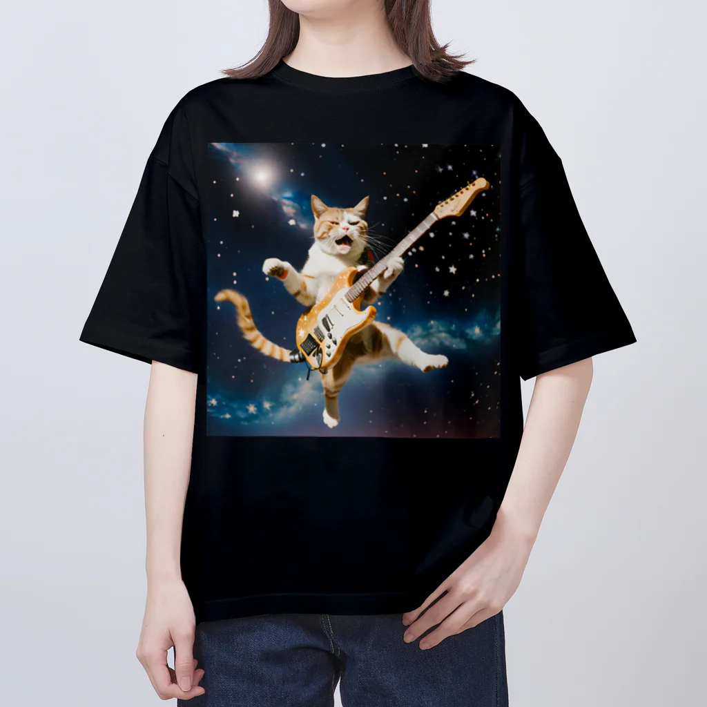 kudari_ryoのジミ・ニャンドリックス オーバーサイズTシャツ