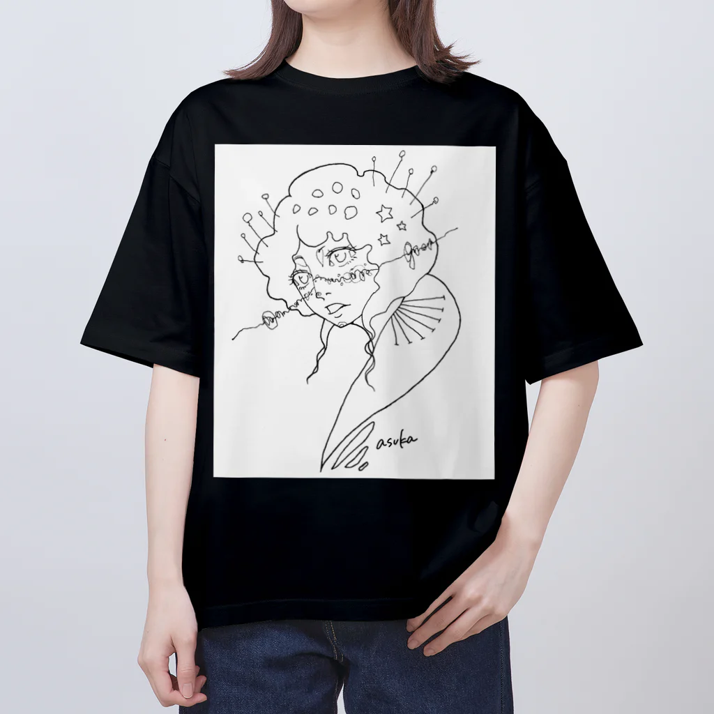 303companyの星を詠む人 Oversized T-Shirt